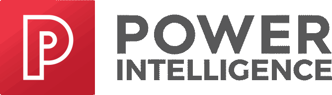 PWRINTELLIGENCE Logo (Red and grey image)